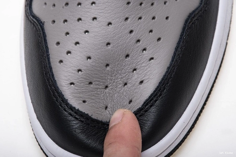 High OG Black Jordan Gray Retro Shadow 555088-013  1 Air 0324